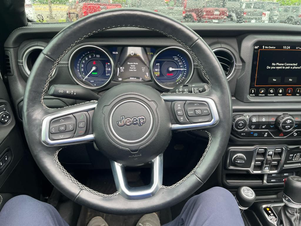 used 2022 Jeep Wrangler Unlimited 4xe car, priced at $36,988