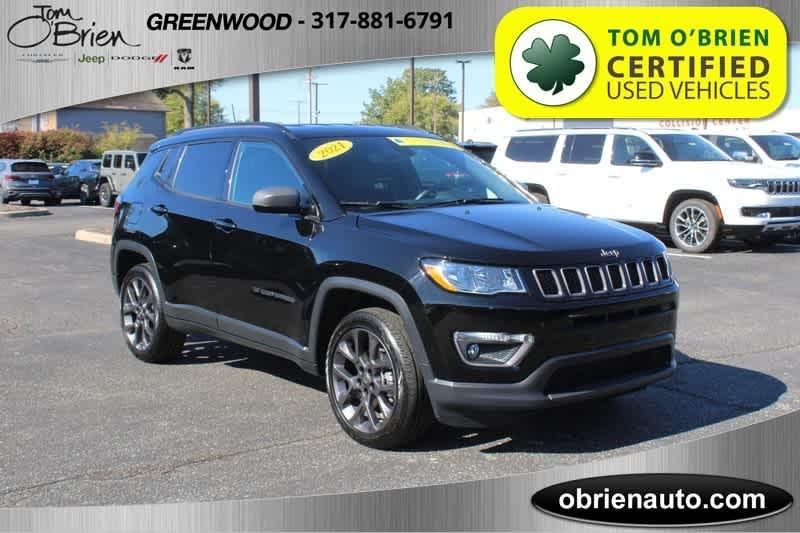 used 2021 Jeep Compass car, priced at $25,485