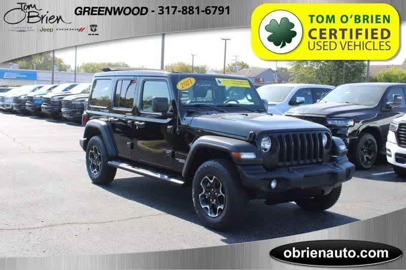 used 2021 Jeep Wrangler Unlimited car, priced at $35,485