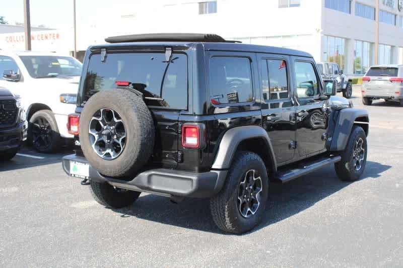 used 2021 Jeep Wrangler Unlimited car, priced at $35,485