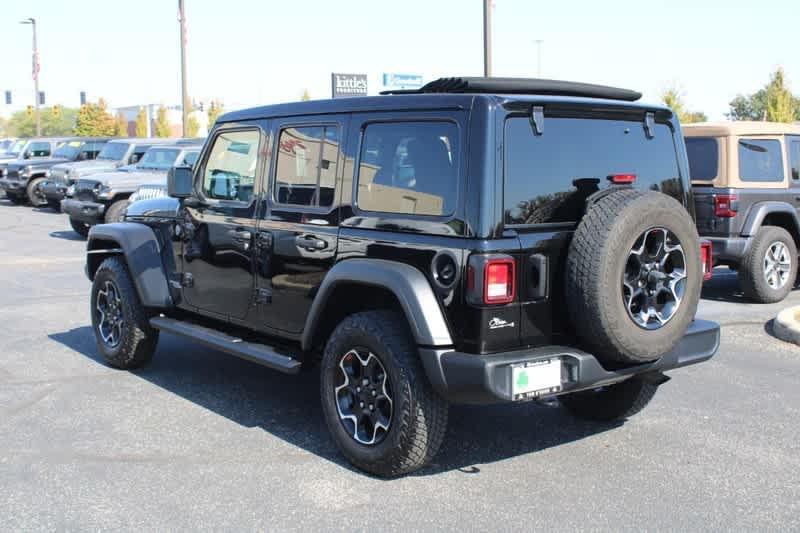 used 2021 Jeep Wrangler Unlimited car, priced at $35,485