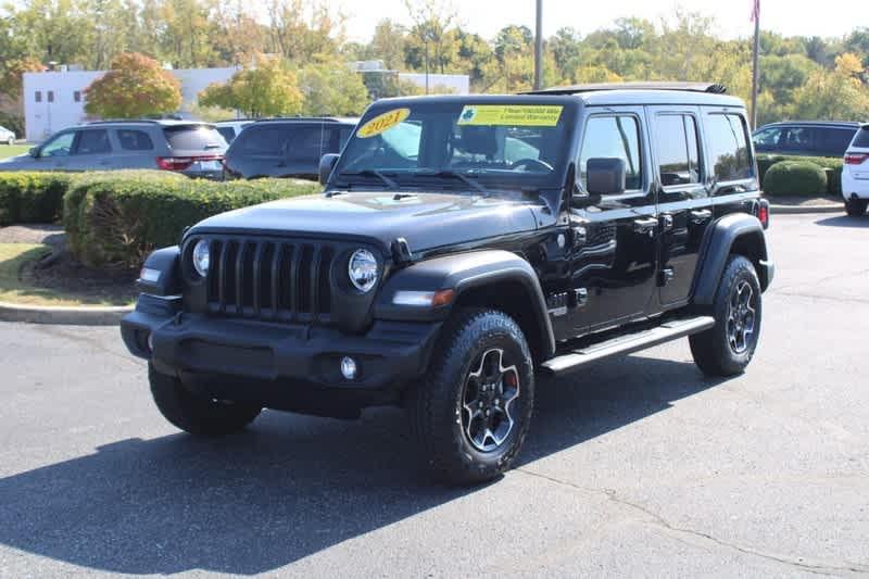 used 2021 Jeep Wrangler Unlimited car, priced at $35,485