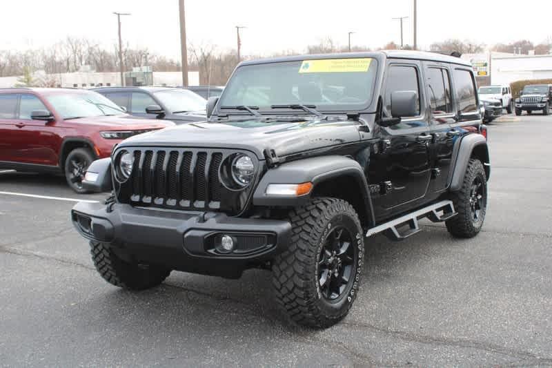 used 2021 Jeep Wrangler Unlimited car, priced at $35,385