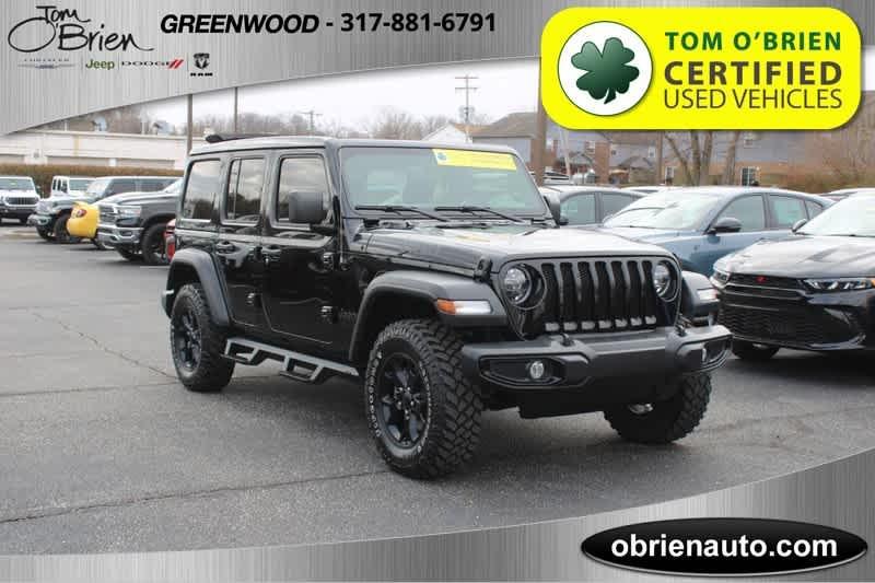 used 2021 Jeep Wrangler Unlimited car, priced at $35,385