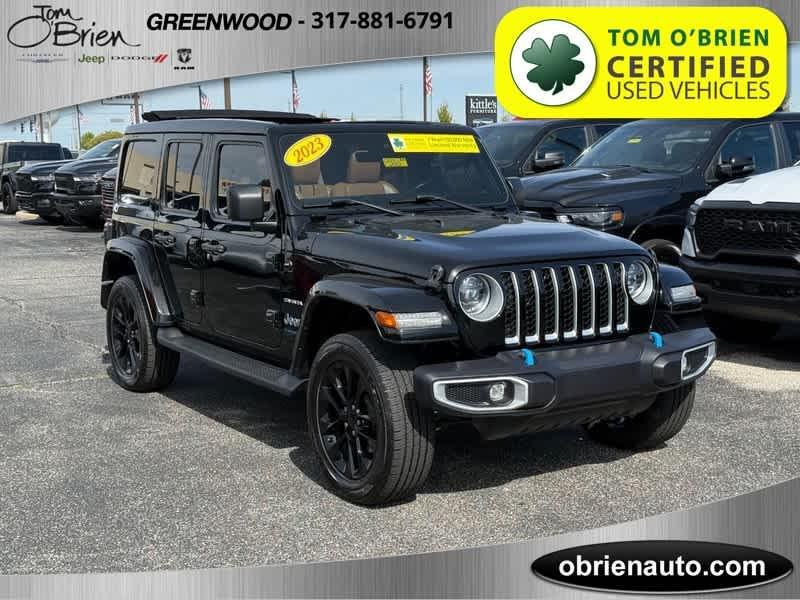 used 2023 Jeep Wrangler 4xe car, priced at $35,485