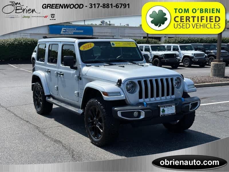 used 2022 Jeep Wrangler Unlimited 4xe car, priced at $35,988