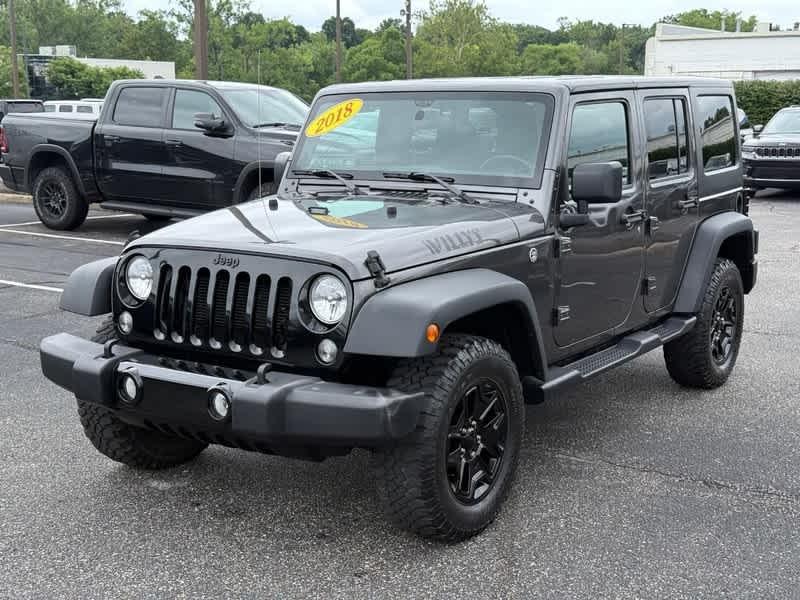 used 2018 Jeep Wrangler JK Unlimited car, priced at $21,998