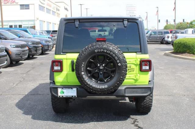 used 2021 Jeep Wrangler Unlimited car, priced at $33,998