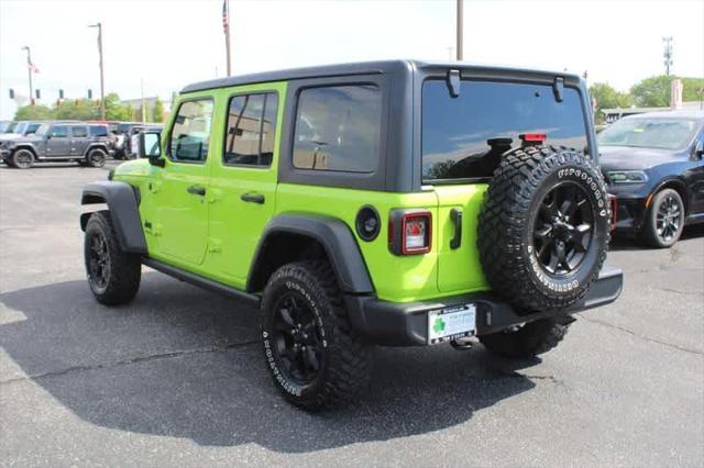 used 2021 Jeep Wrangler Unlimited car, priced at $33,998