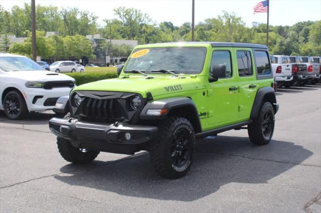 used 2021 Jeep Wrangler Unlimited car, priced at $33,998