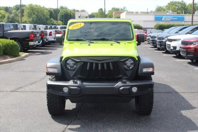 used 2021 Jeep Wrangler Unlimited car, priced at $33,998