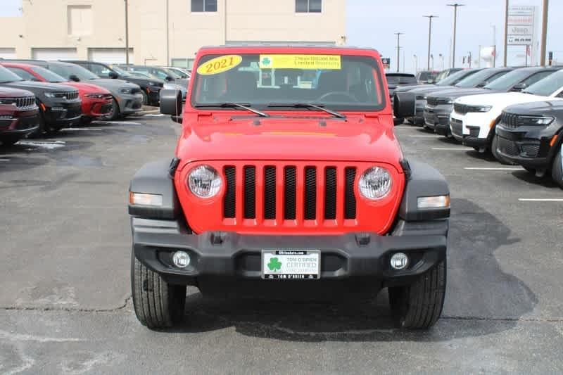 used 2021 Jeep Wrangler car, priced at $26,785