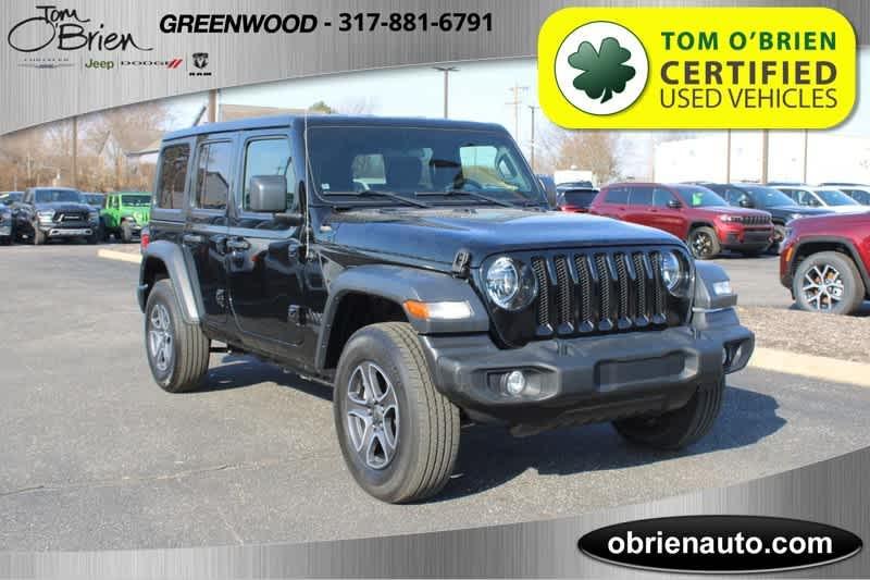 used 2021 Jeep Wrangler Unlimited car, priced at $29,988