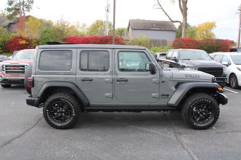 used 2022 Jeep Wrangler Unlimited car, priced at $38,985