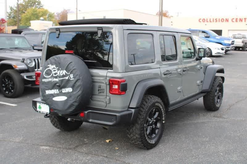 used 2022 Jeep Wrangler Unlimited car, priced at $38,985