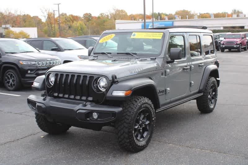 used 2022 Jeep Wrangler Unlimited car, priced at $38,985