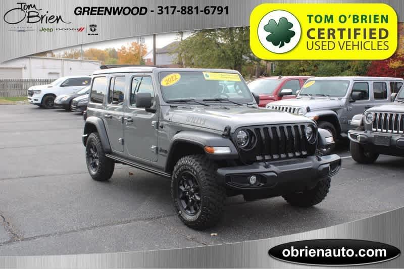 used 2022 Jeep Wrangler Unlimited car, priced at $38,985