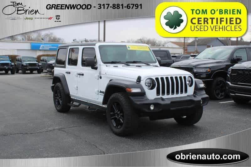 used 2021 Jeep Wrangler Unlimited car, priced at $30,485