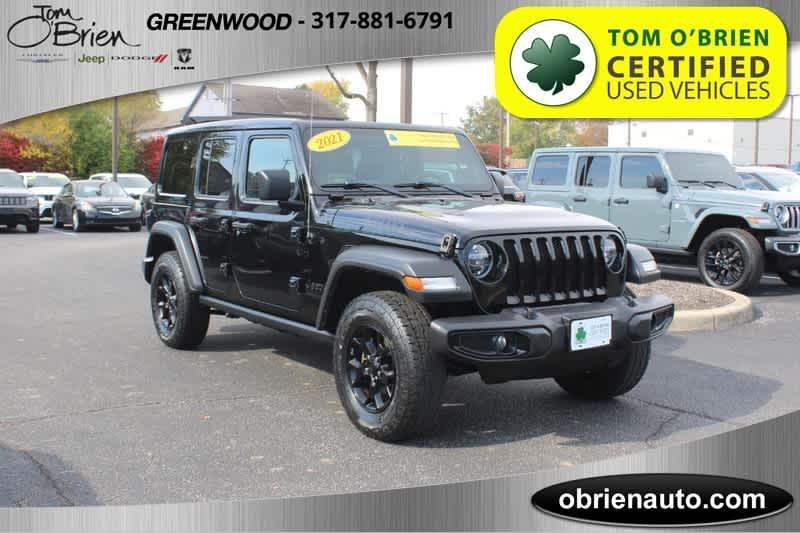 used 2021 Jeep Wrangler Unlimited car, priced at $35,998