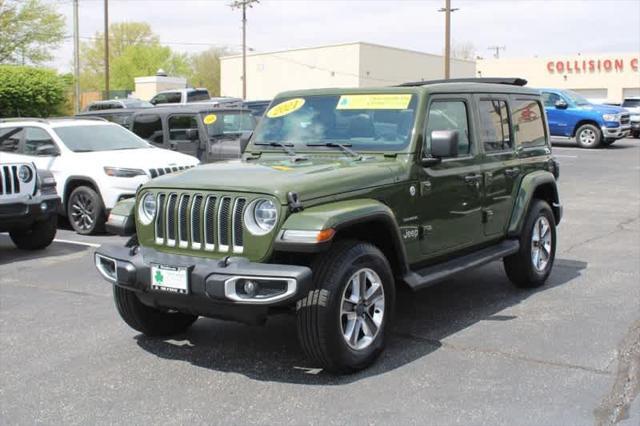 used 2021 Jeep Wrangler Unlimited car, priced at $34,785