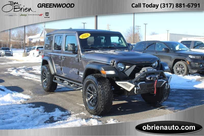 used 2021 Jeep Wrangler Unlimited car, priced at $26,998