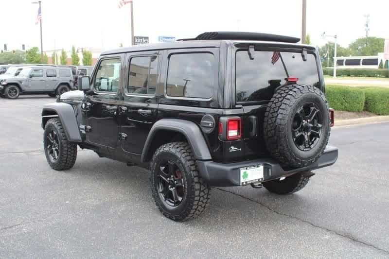 used 2021 Jeep Wrangler Unlimited car, priced at $34,485