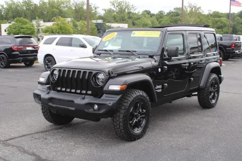 used 2021 Jeep Wrangler Unlimited car, priced at $34,485