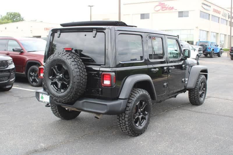 used 2021 Jeep Wrangler Unlimited car, priced at $34,485