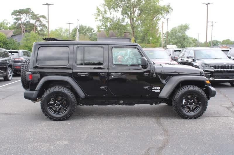 used 2021 Jeep Wrangler Unlimited car, priced at $34,485