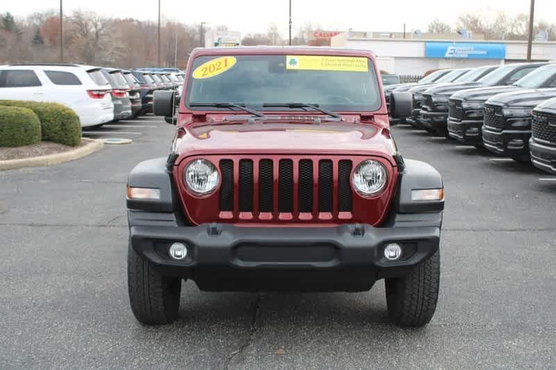 used 2021 Jeep Wrangler Unlimited car, priced at $30,985