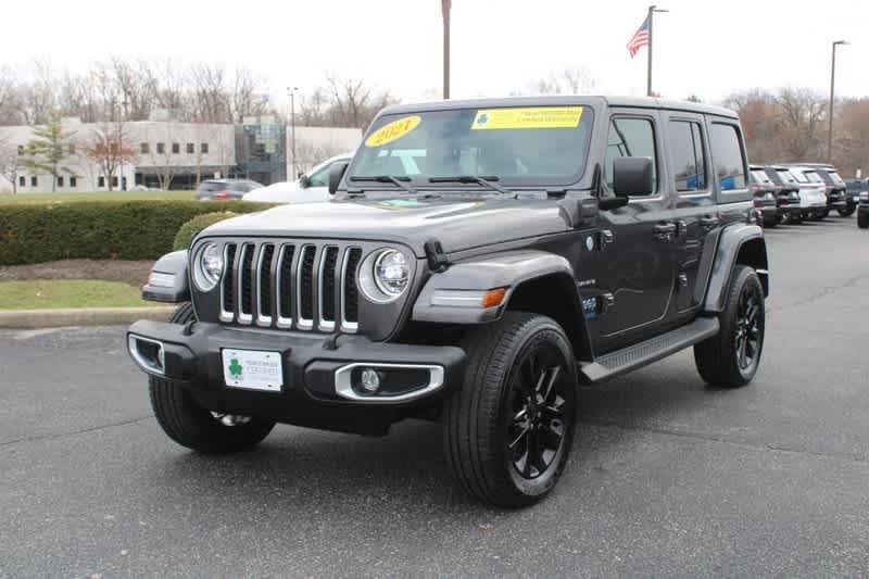 used 2021 Jeep Wrangler Unlimited 4xe car, priced at $32,985