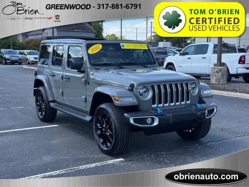 used 2022 Jeep Wrangler Unlimited 4xe car, priced at $36,988