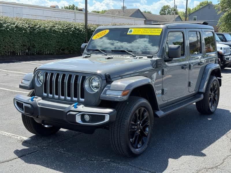 used 2022 Jeep Wrangler Unlimited 4xe car, priced at $36,988