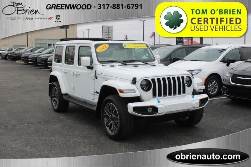 used 2022 Jeep Wrangler Unlimited 4xe car, priced at $38,988