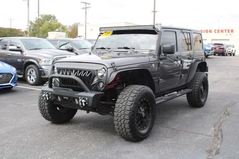 used 2016 Jeep Wrangler Unlimited car, priced at $19,485