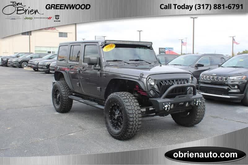 used 2016 Jeep Wrangler Unlimited car, priced at $19,485