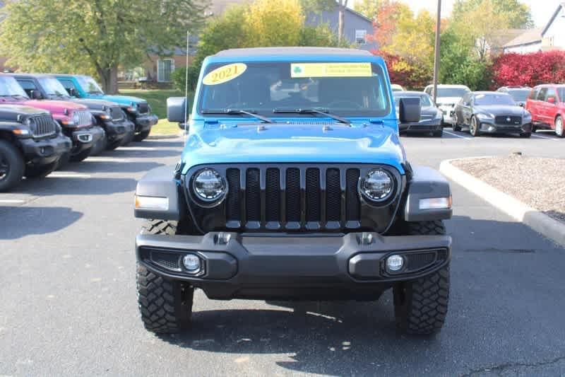 used 2021 Jeep Wrangler Unlimited car, priced at $34,485