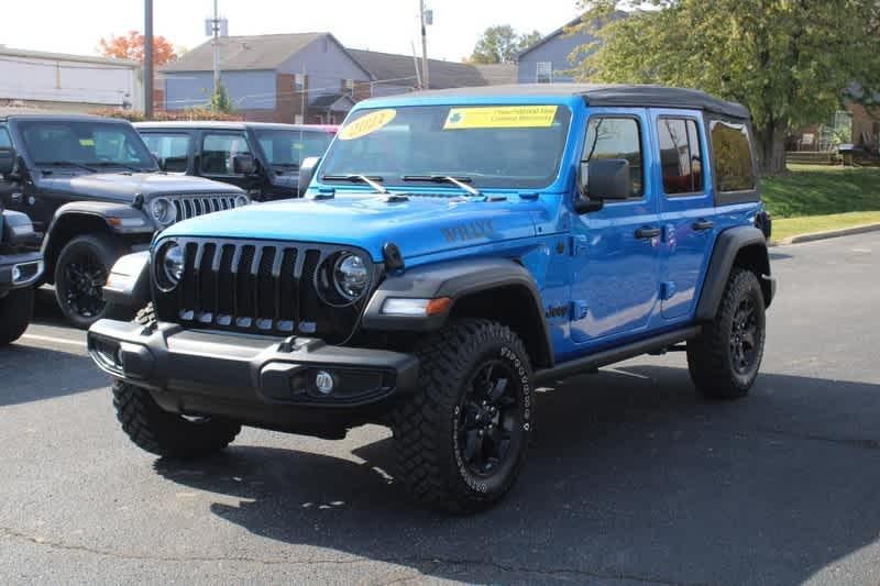 used 2021 Jeep Wrangler Unlimited car, priced at $34,485