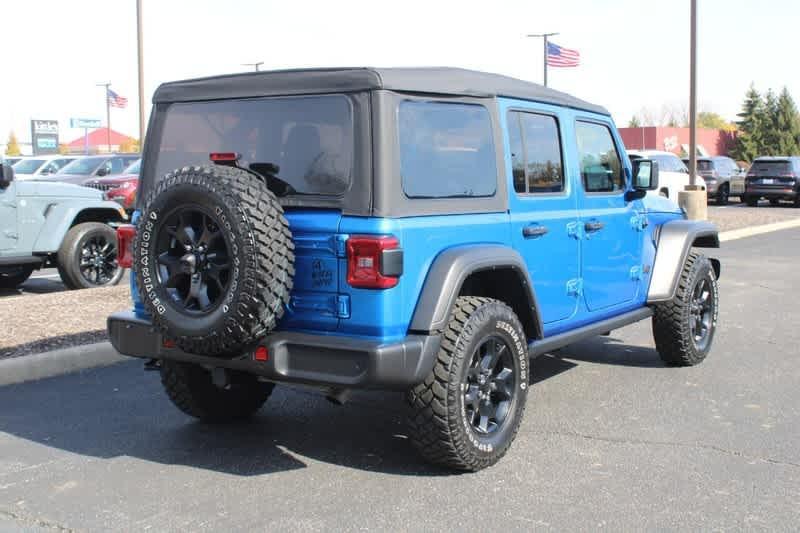 used 2021 Jeep Wrangler Unlimited car, priced at $34,485