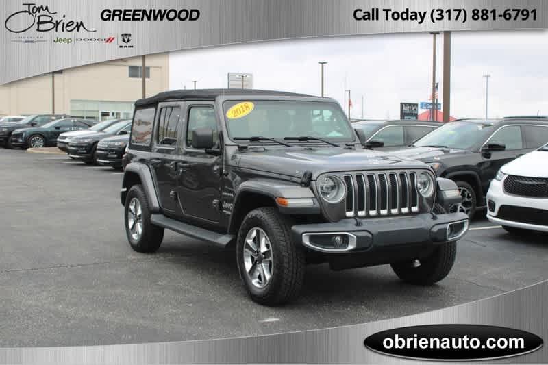 used 2018 Jeep Wrangler Unlimited car, priced at $21,485