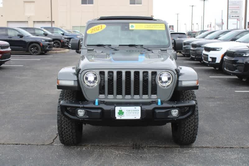 used 2021 Jeep Wrangler Unlimited 4xe car, priced at $36,985