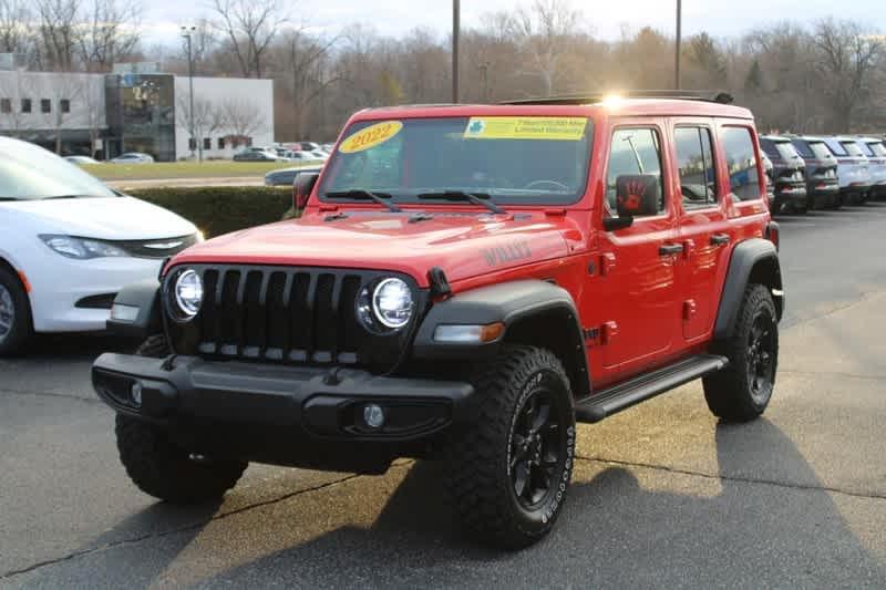 used 2022 Jeep Wrangler Unlimited car, priced at $35,785