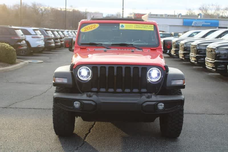 used 2022 Jeep Wrangler Unlimited car, priced at $35,785