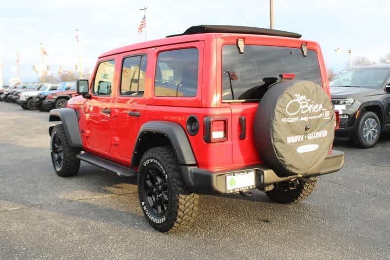 used 2022 Jeep Wrangler Unlimited car, priced at $35,785