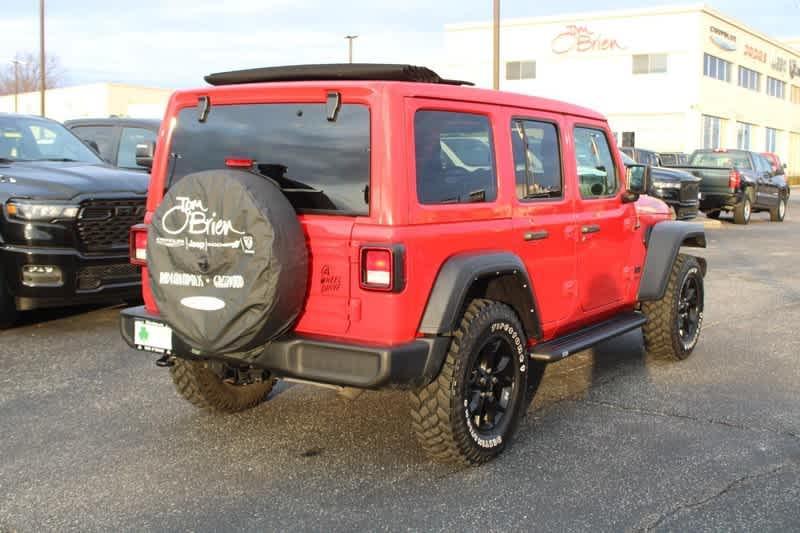 used 2022 Jeep Wrangler Unlimited car, priced at $35,785