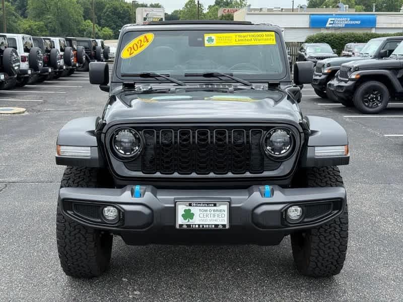 used 2024 Jeep Wrangler 4xe car, priced at $38,285