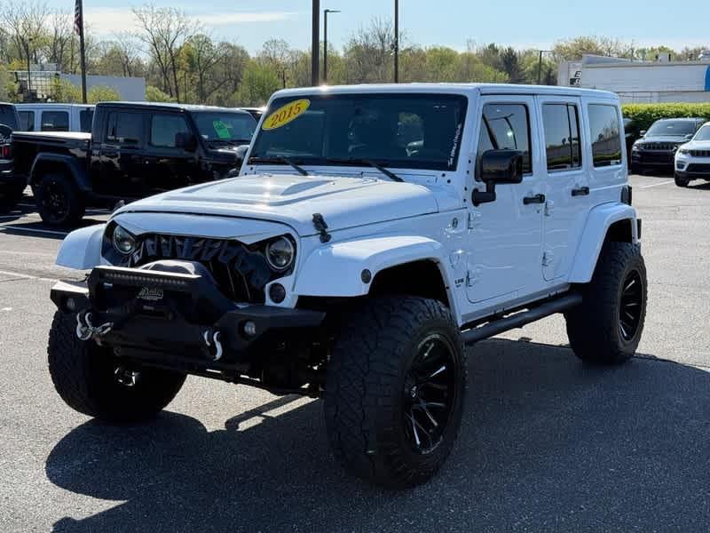 used 2015 Jeep Wrangler Unlimited car, priced at $22,988