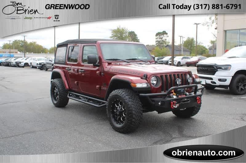 used 2021 Jeep Wrangler Unlimited car, priced at $38,485