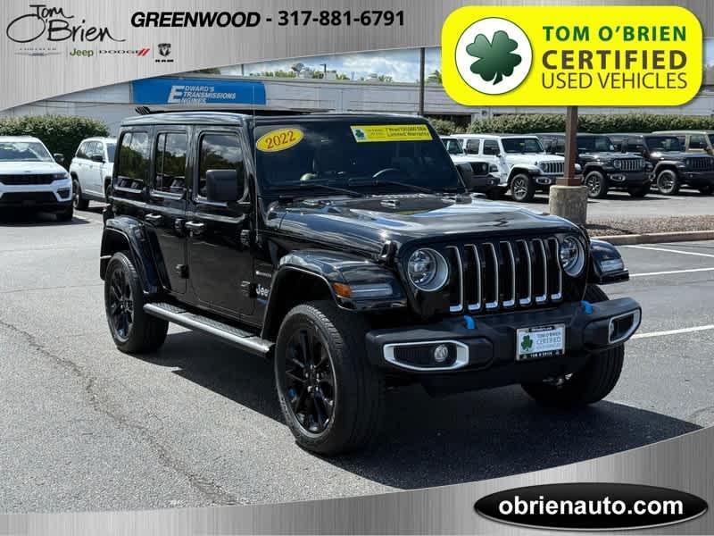 used 2022 Jeep Wrangler Unlimited 4xe car, priced at $35,988