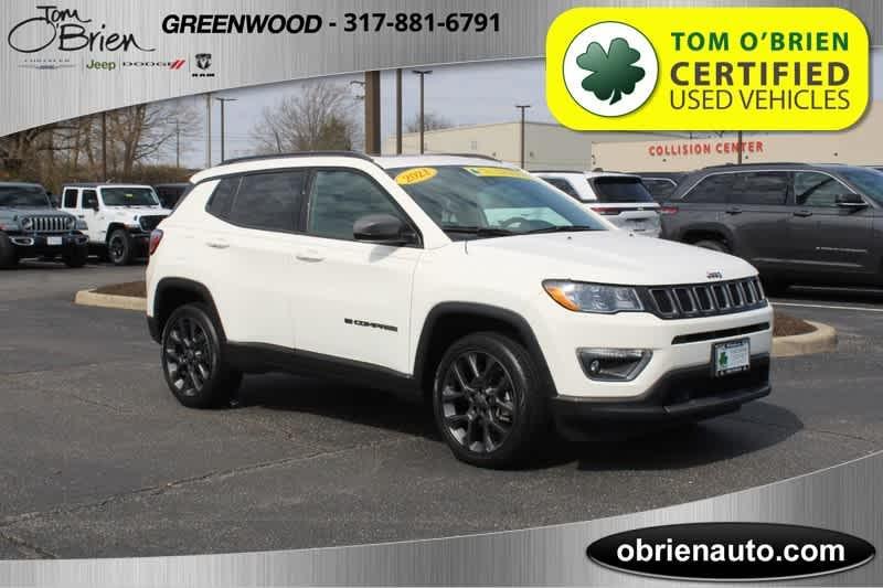used 2021 Jeep Compass car, priced at $24,498